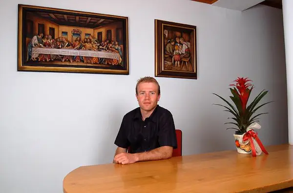Michael im Büro