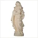Statua finitura legno naturale