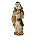 Statue Figur antikisiertes Echtgold