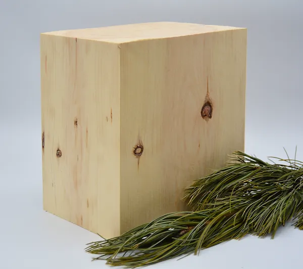 Blocco di legno - cirmolo (pino cembro)
