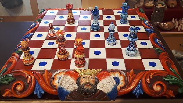 Chess with chessboard