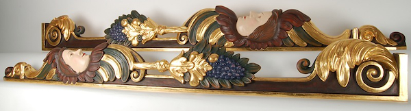 Decorative elements for a typical stube
