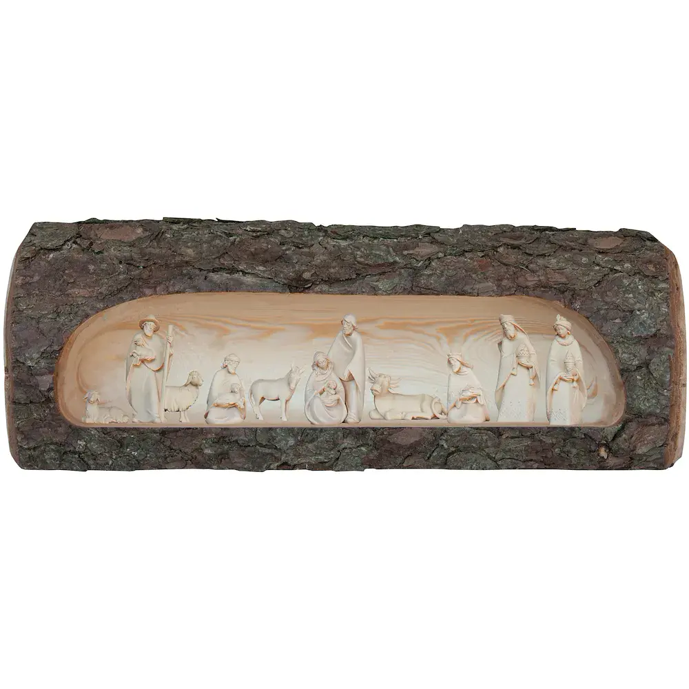 Baumkrippe mit Morgenstern Set 10 teilig