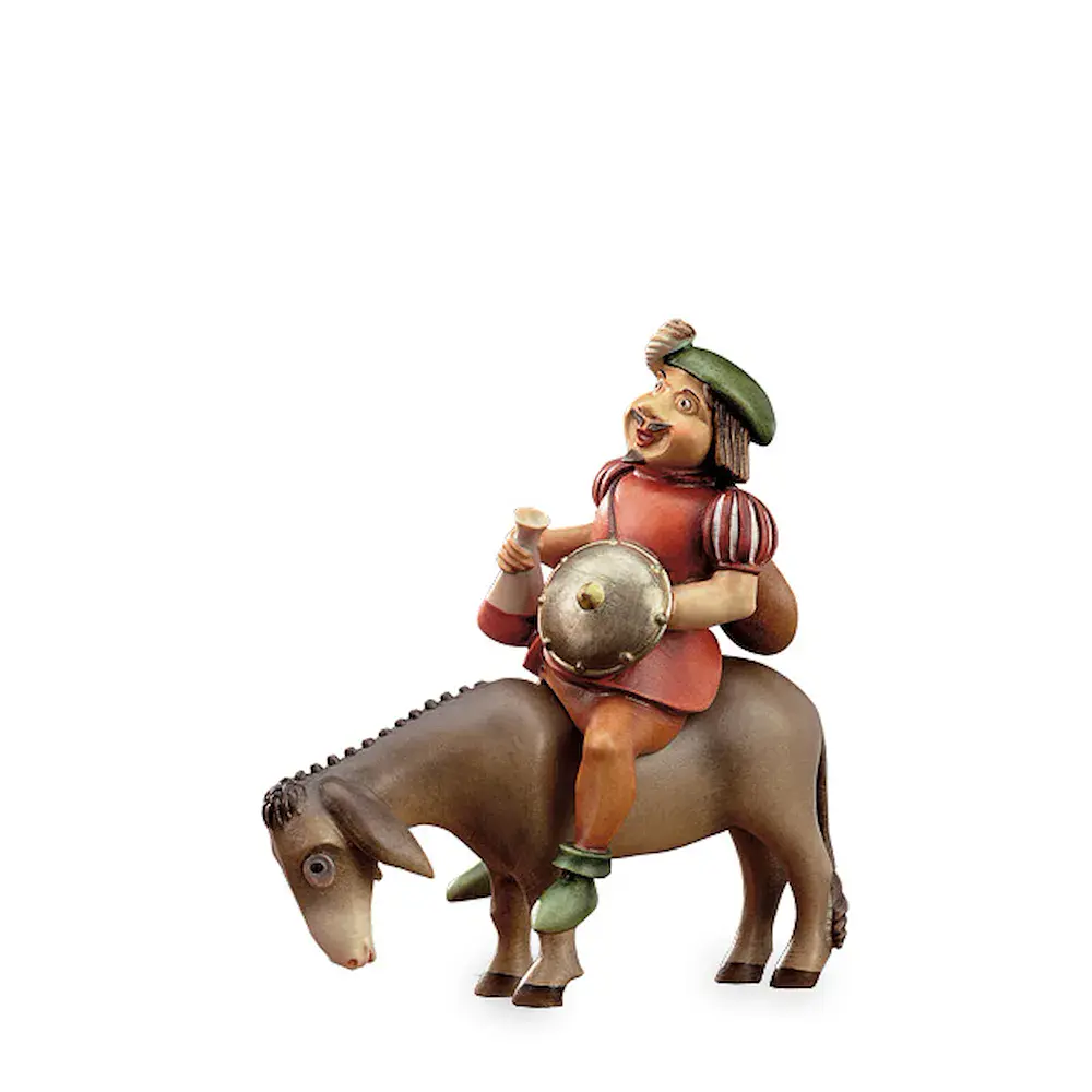 Sancho Panza auf Esel (ohne Sockel)