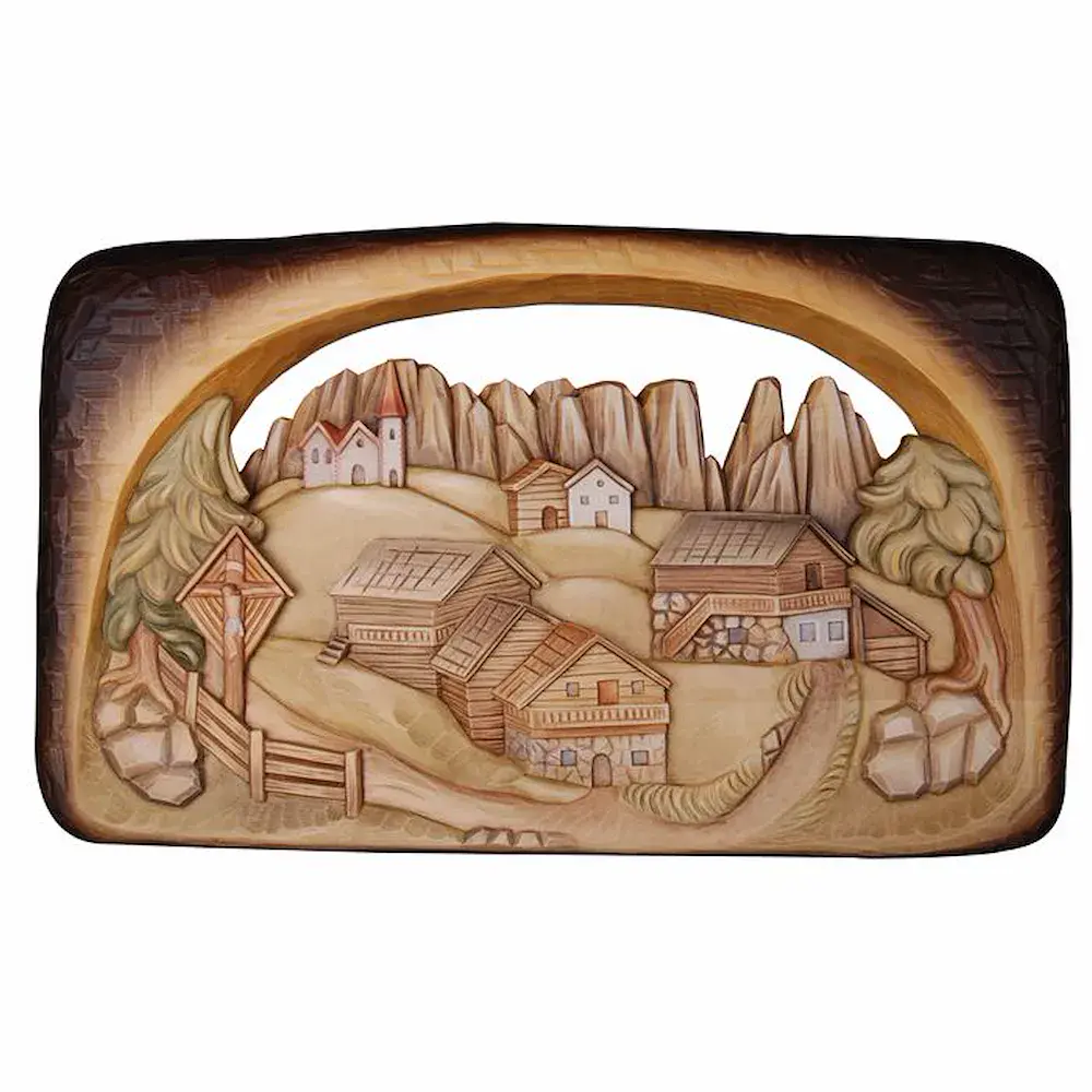 Relief Landschaft Marterl