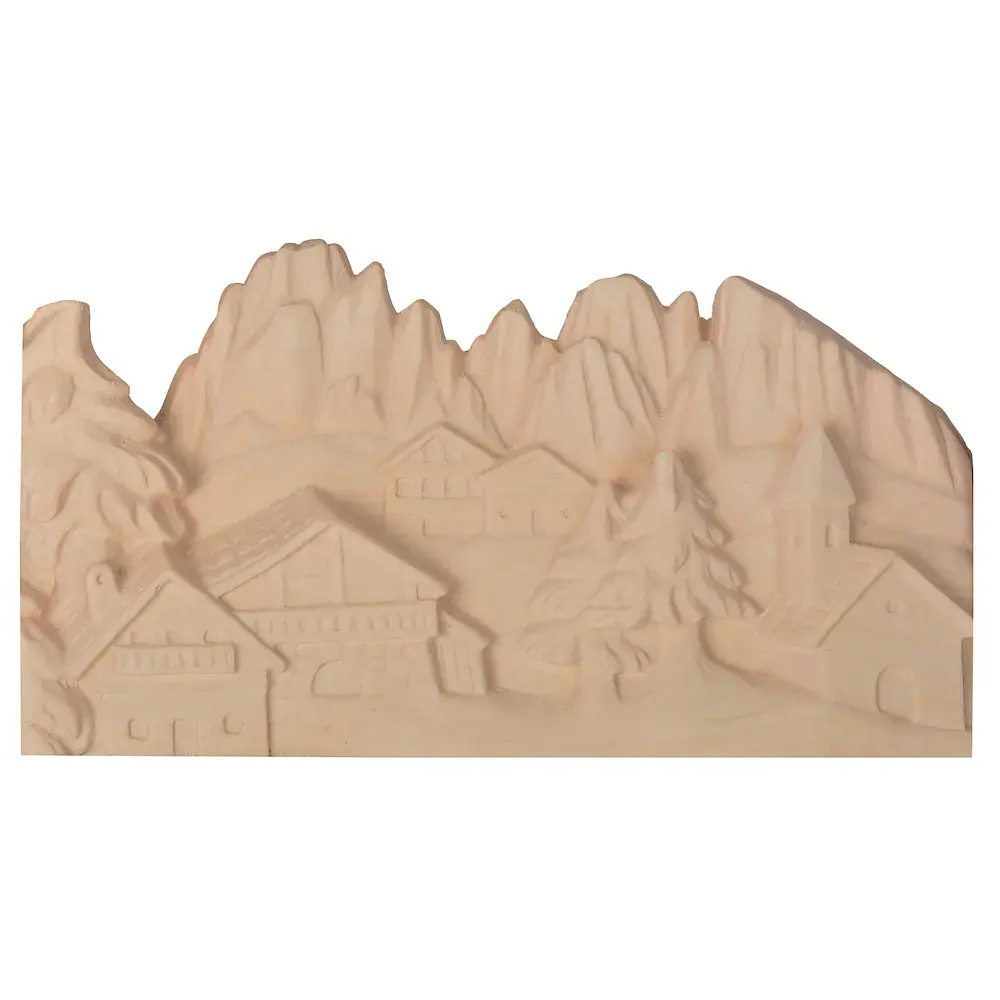 Relief Landschaft Langkofel ohne Rahmen