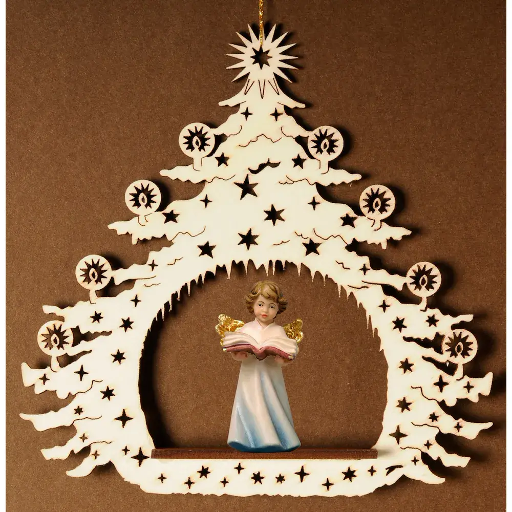 Weihnachtsbaum mit Engel Buch