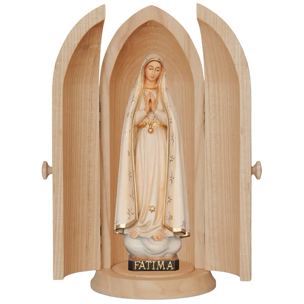 Nische mit Muttergottes aus Fatimá