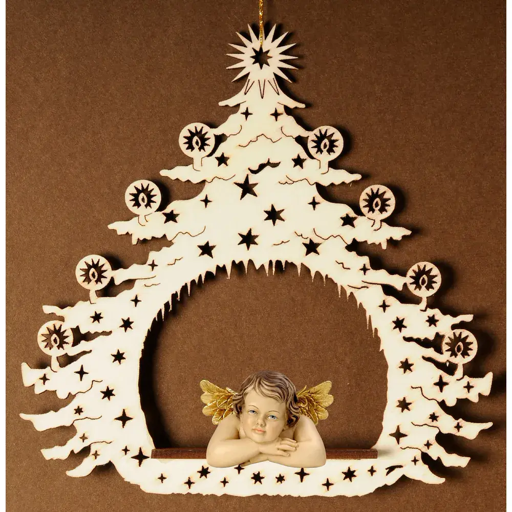 Weihnachtsbaum mit Engel Raffaello