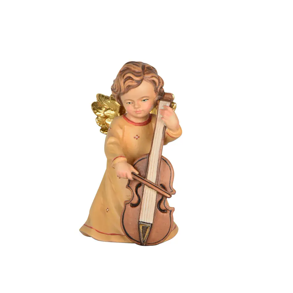 ¦ngel navideño con violonchelo