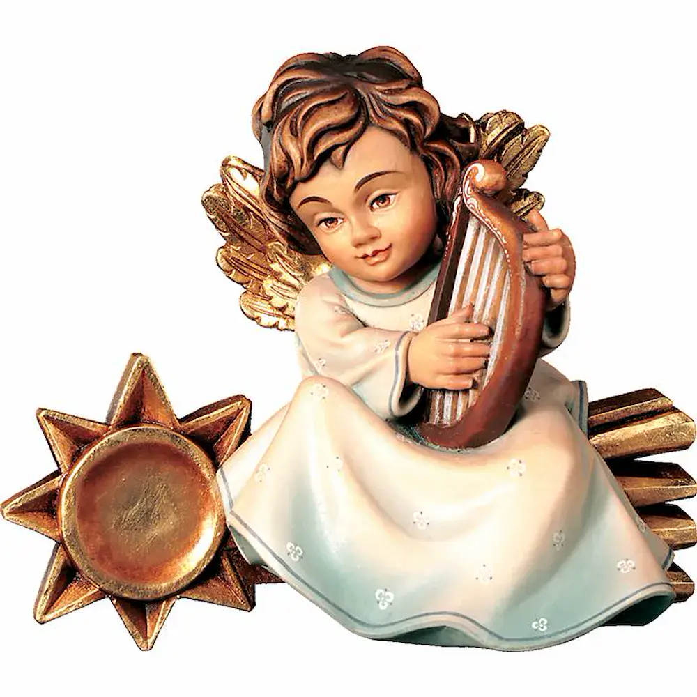 ¦ngel celestial con arpa