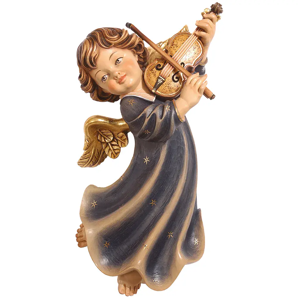 Angelo del benvenuto con violino