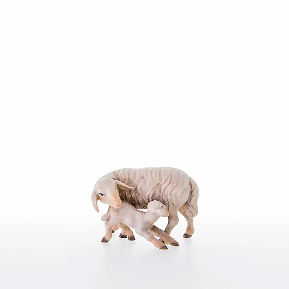 Oveja con el cordero