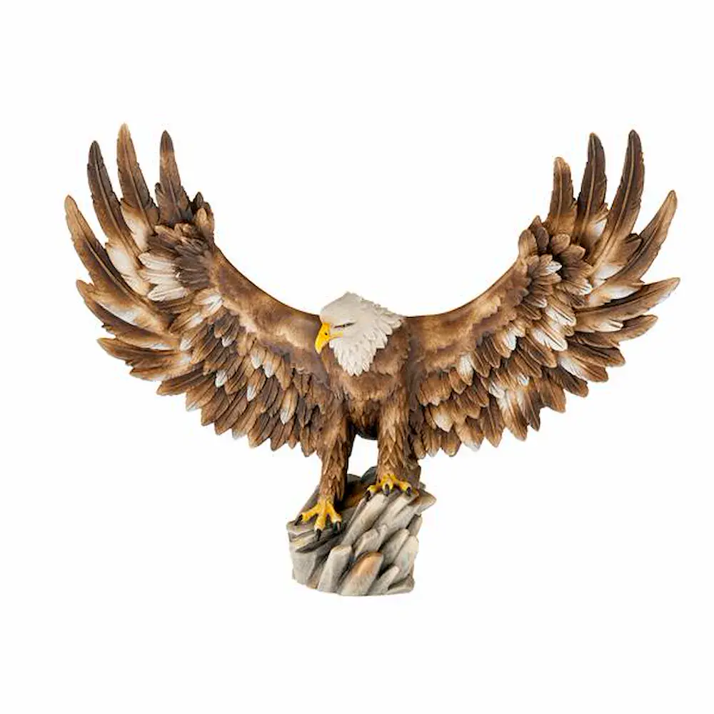Eagle white with open wings