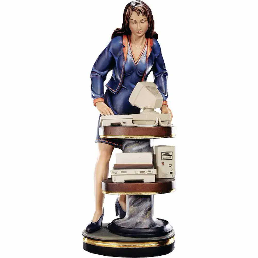 Frau am Computer
