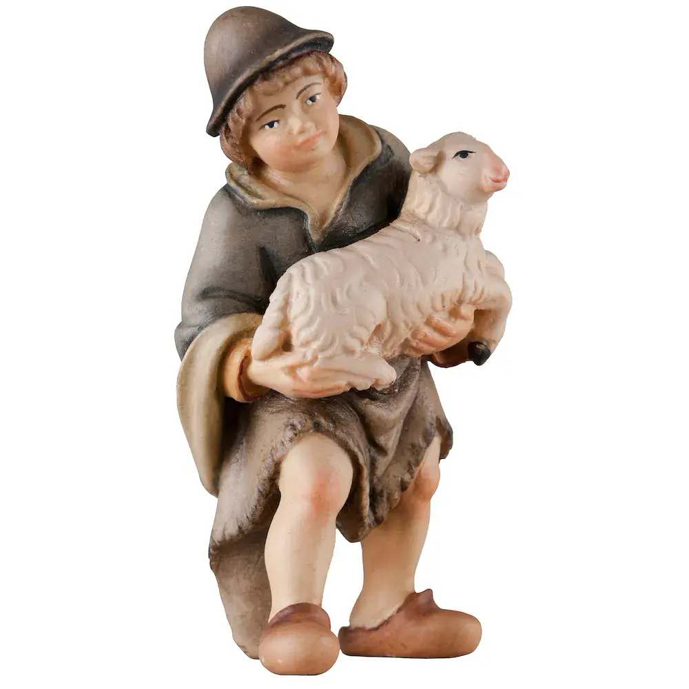 Junge mit Schaf