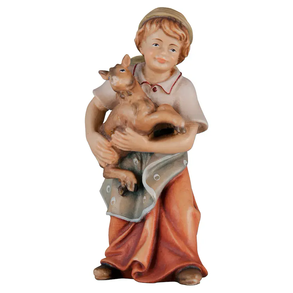 Girl with fawn