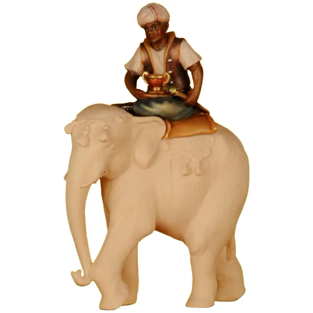 Betlehem Crib Eléphant Driver (without Eléphant)