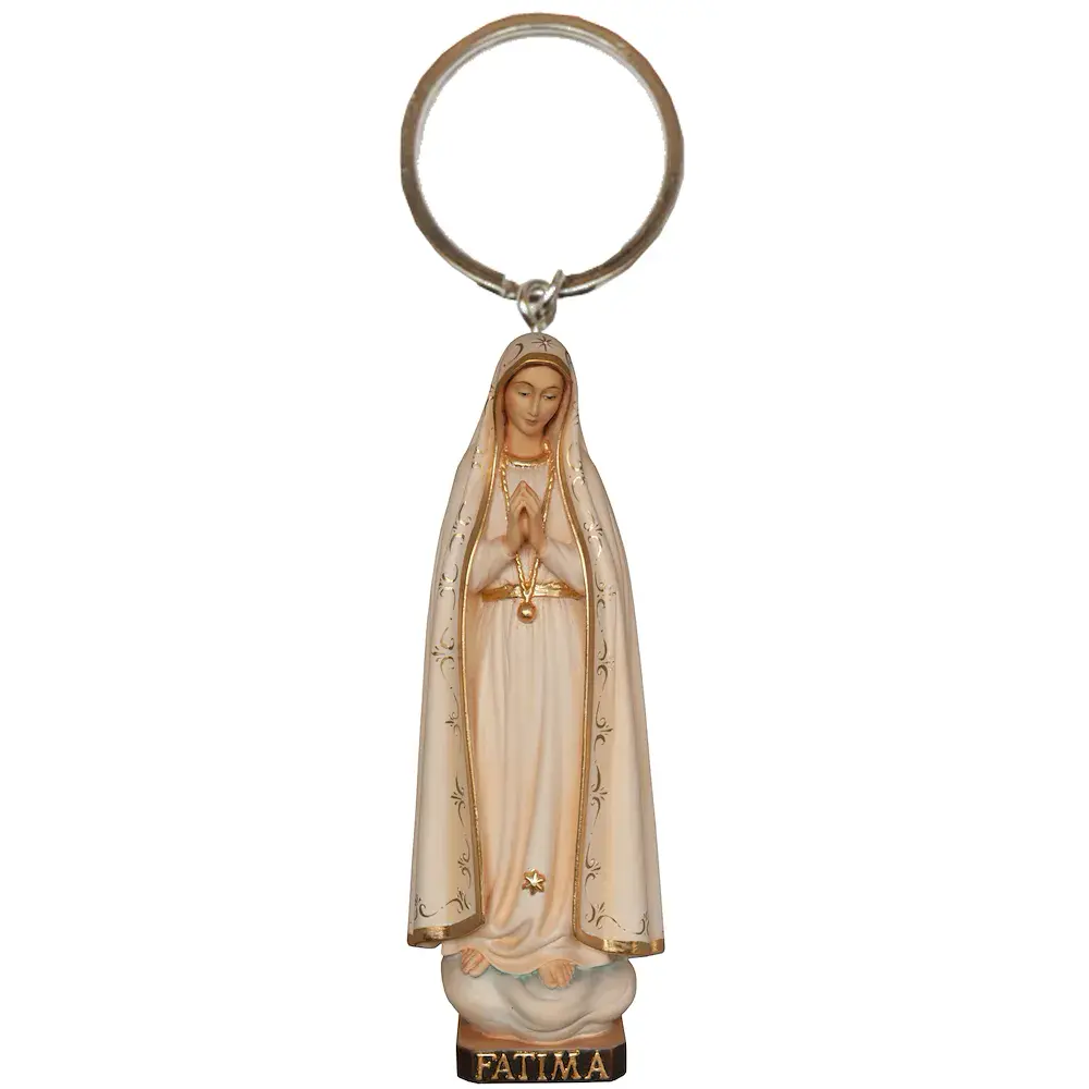 Schlüsselanhänger mit Fatimá Madonna