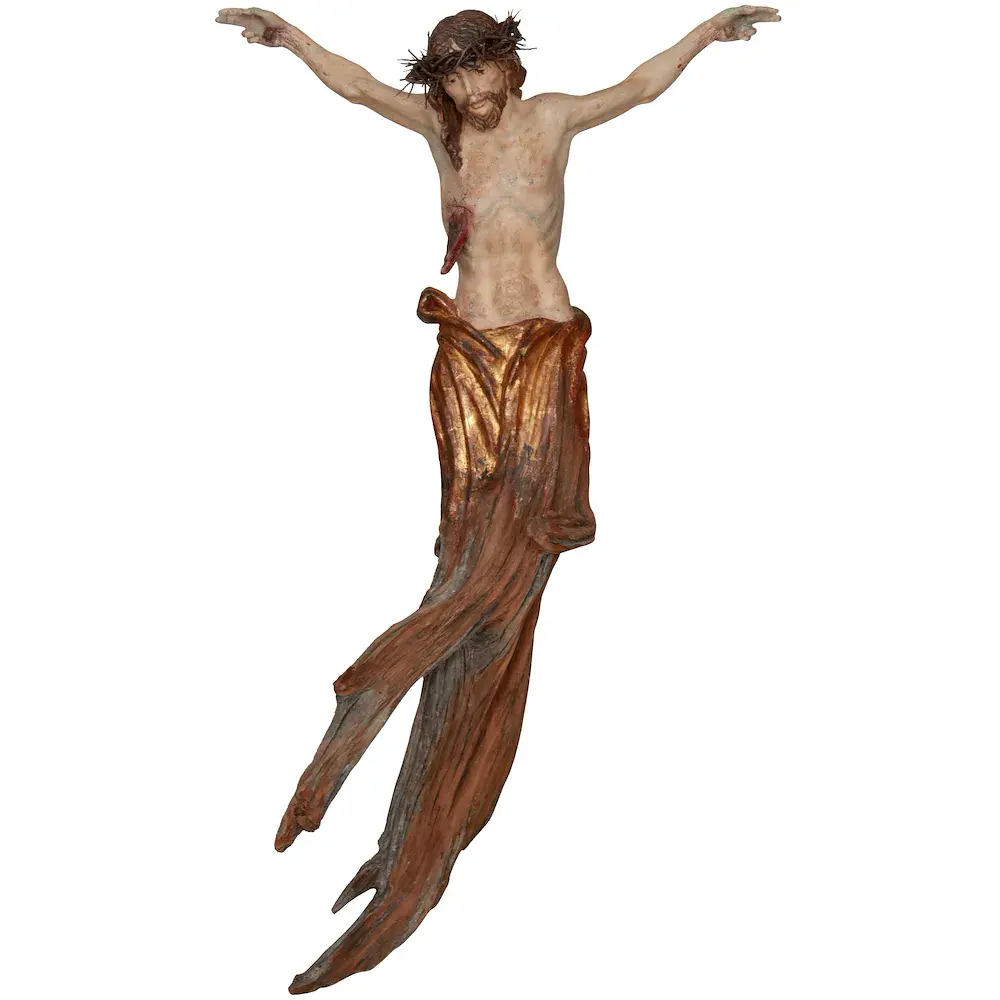 Dolomiten Corpus with crown of thorns root sculptu
