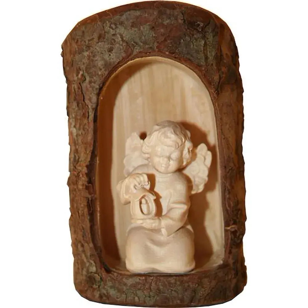Diana with lantern in cave