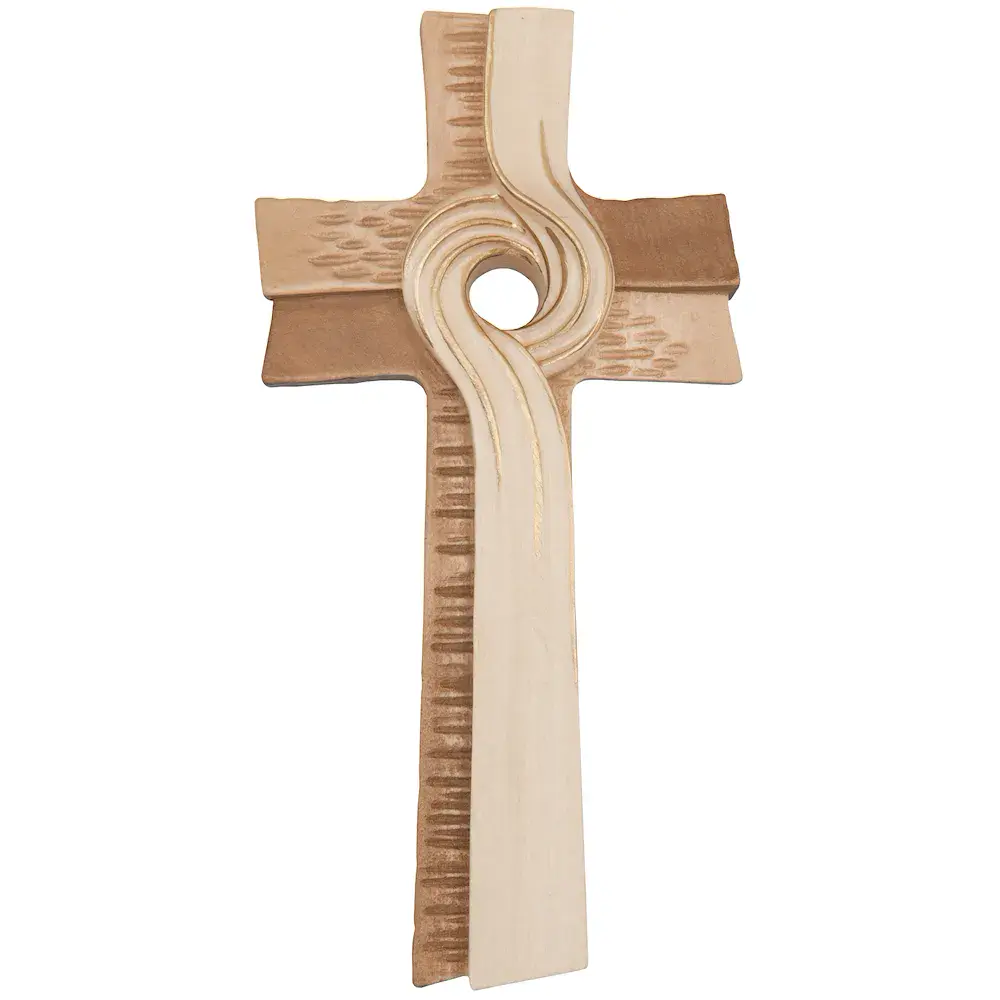 Croce Meditativa, in legno