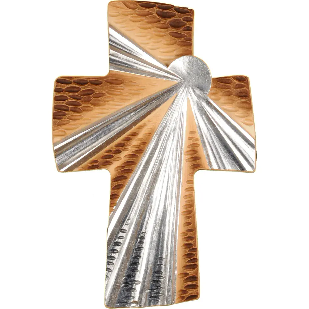 Gottes Liebe Kreuz, Holz geschnitzt