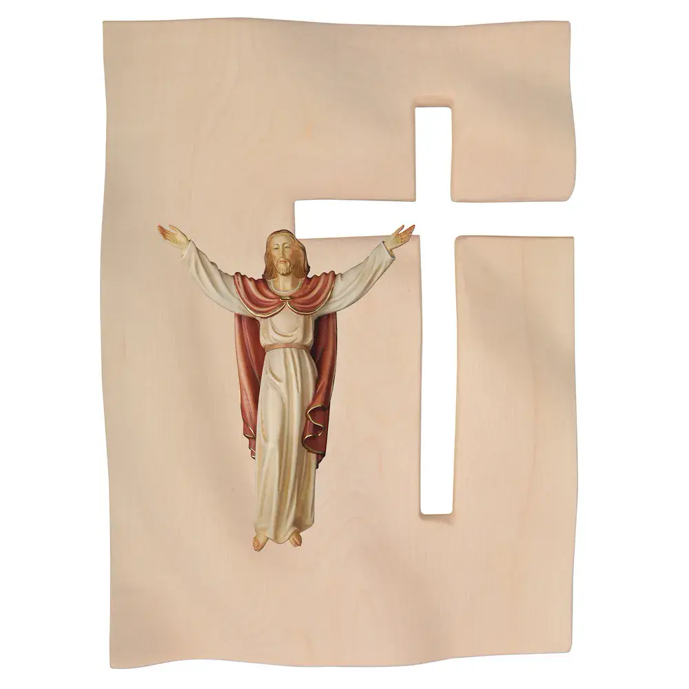 Christ modern with christ resurected colored
