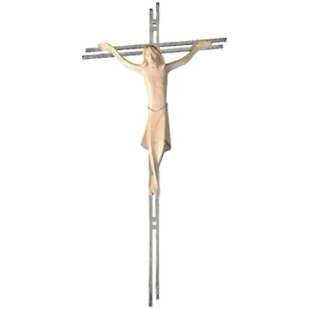 Crucifix Raphael, with cross in steel 2