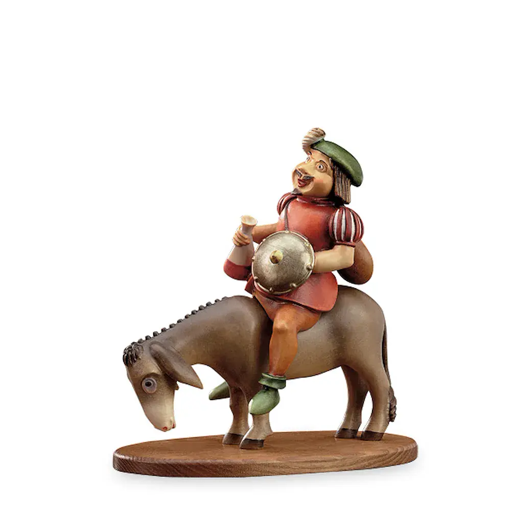 Sancho Panza en el asno (con pedana)