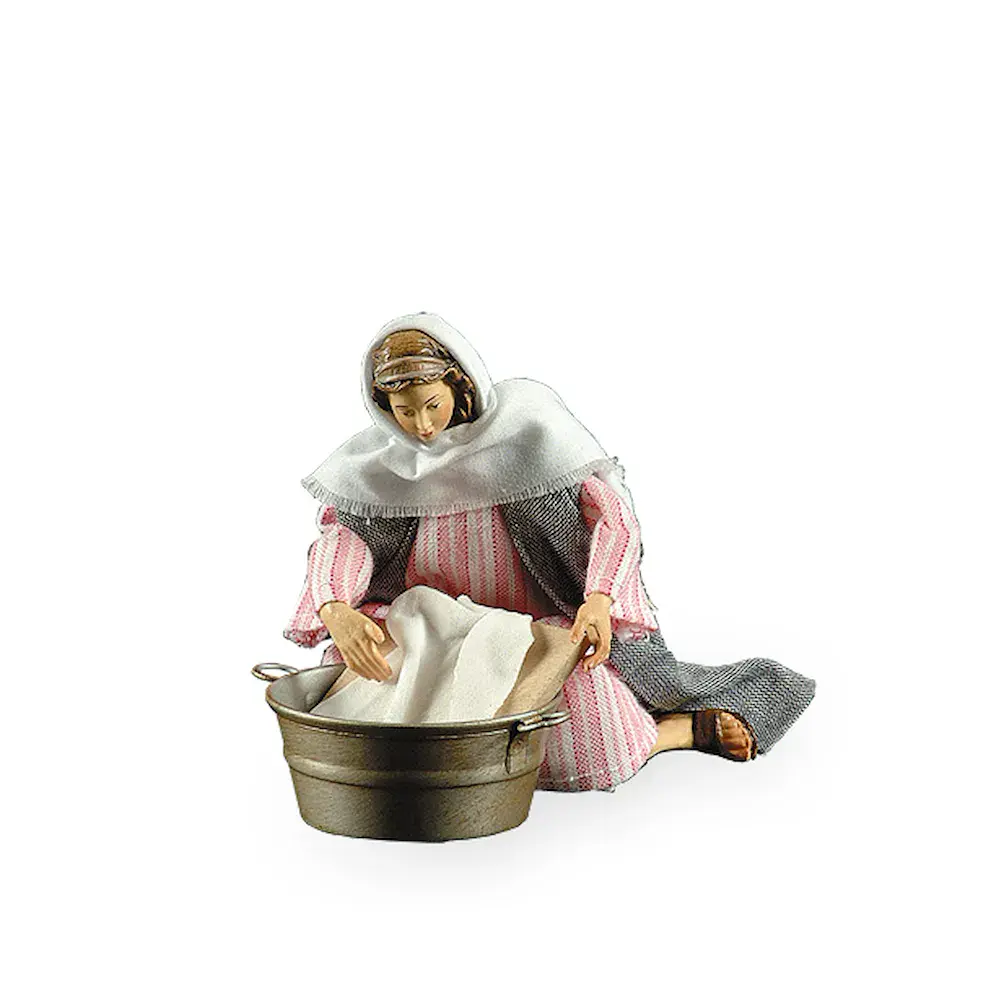 Washerwoman with basin