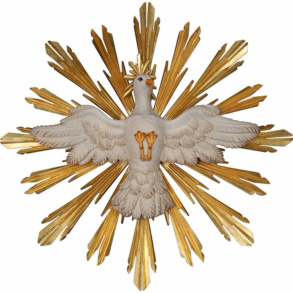 Espíritu Santo con haz de rayos