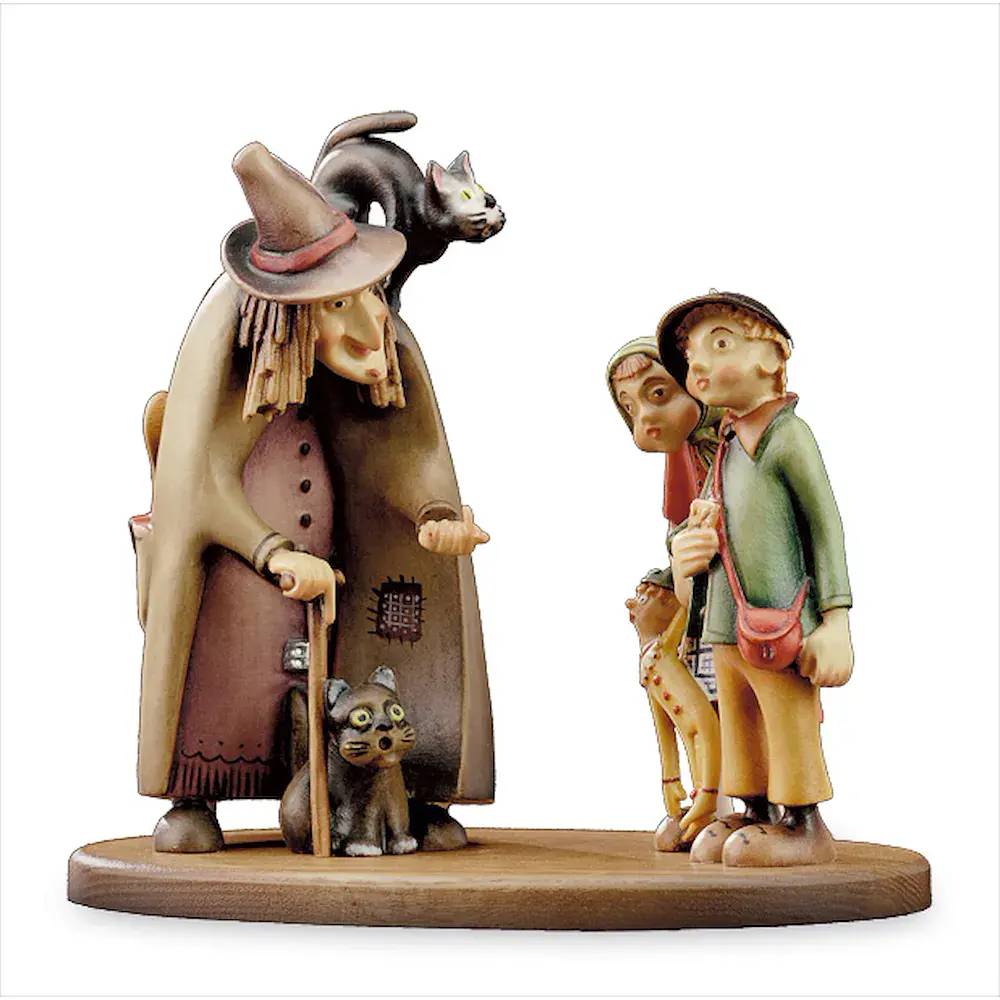 Haensel e Gretel (con piedistallo)