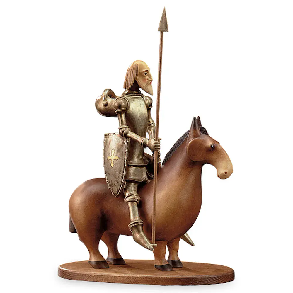 Don Quichote cavallo (con piedistallo)