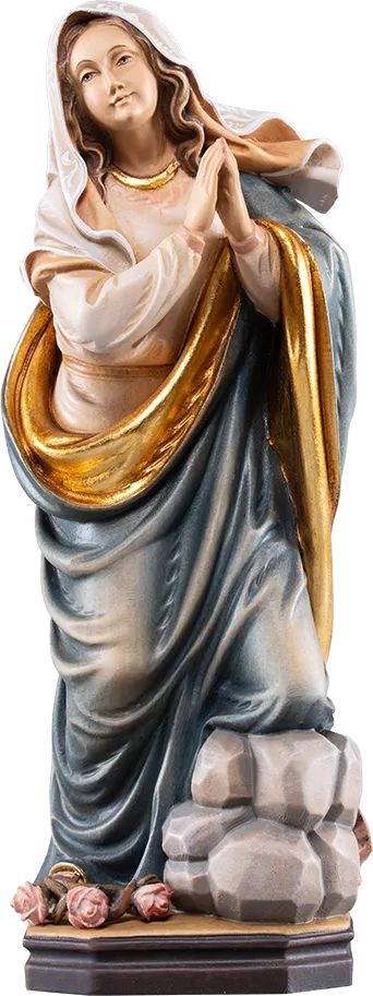 Santa Rosalia con rose