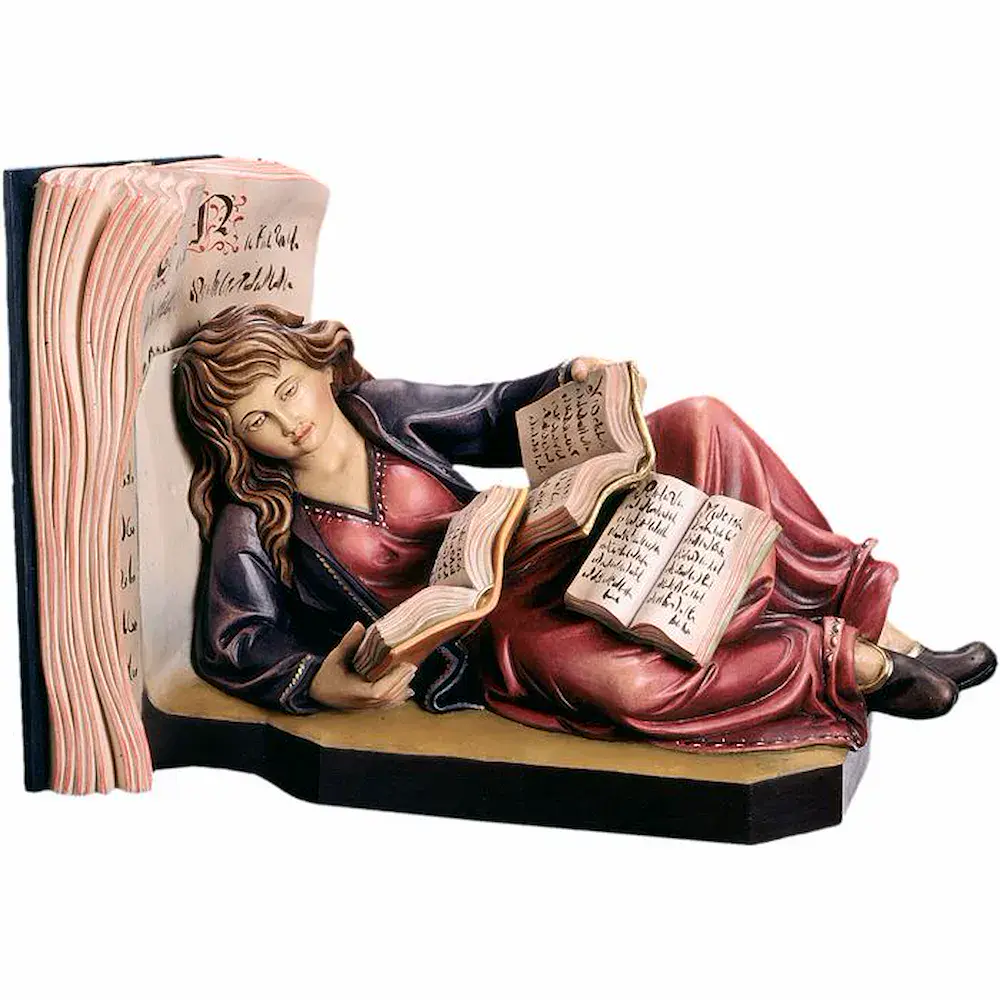 Ragazza reggilibri