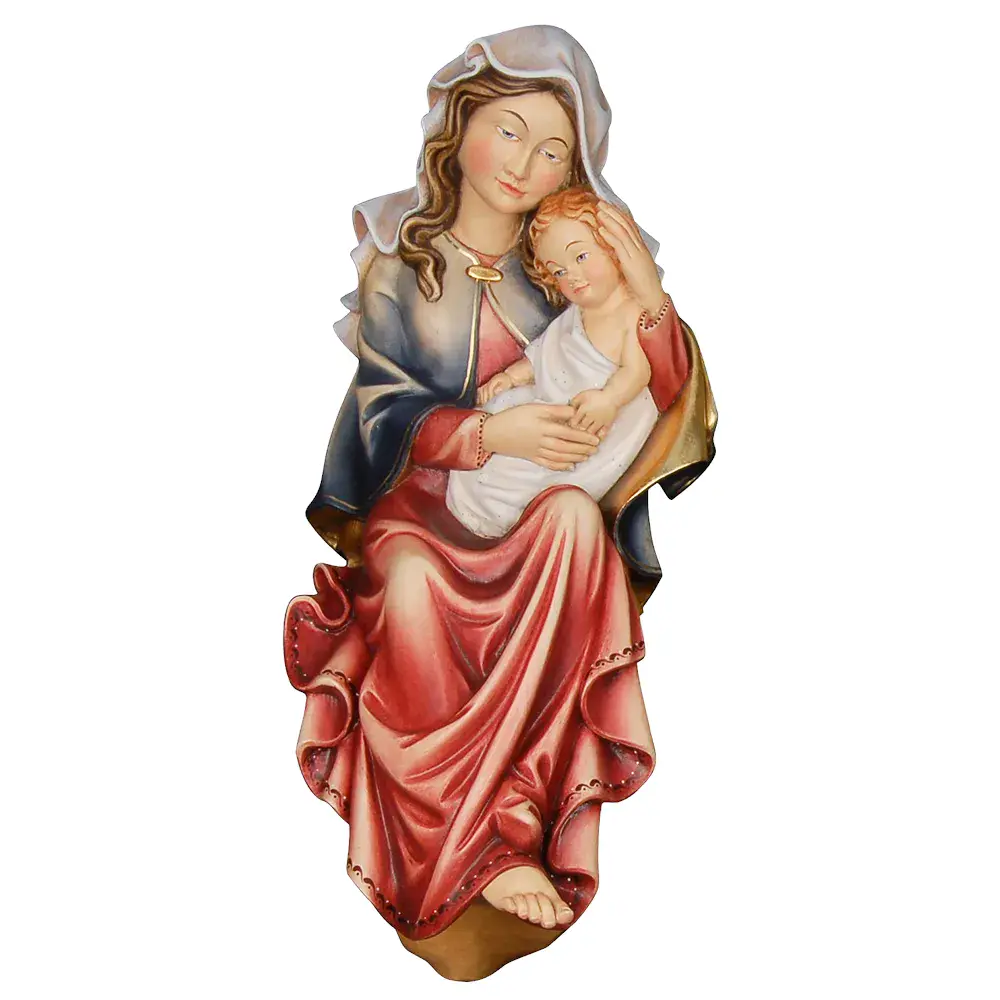 Mary sitting with child (Flight to Egypt)