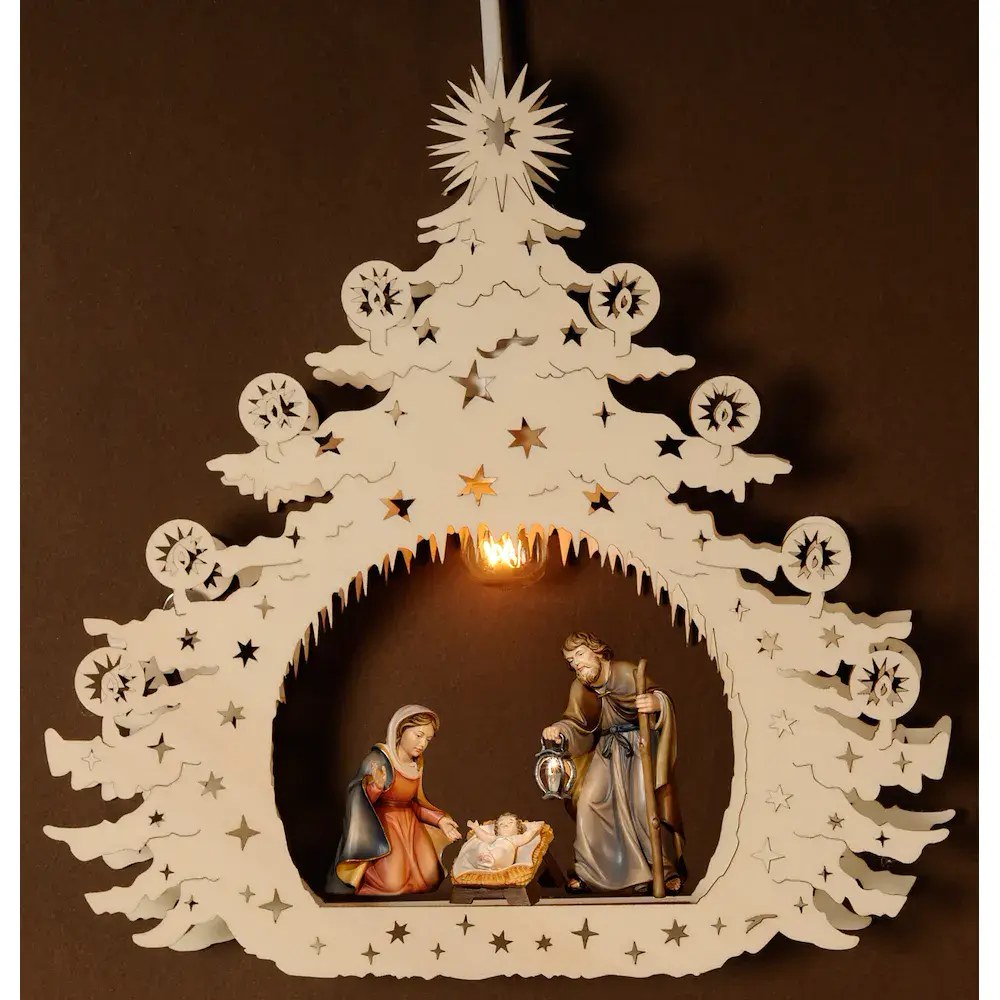 Fensterbild elektr. Hl. Fam. Bethlehem