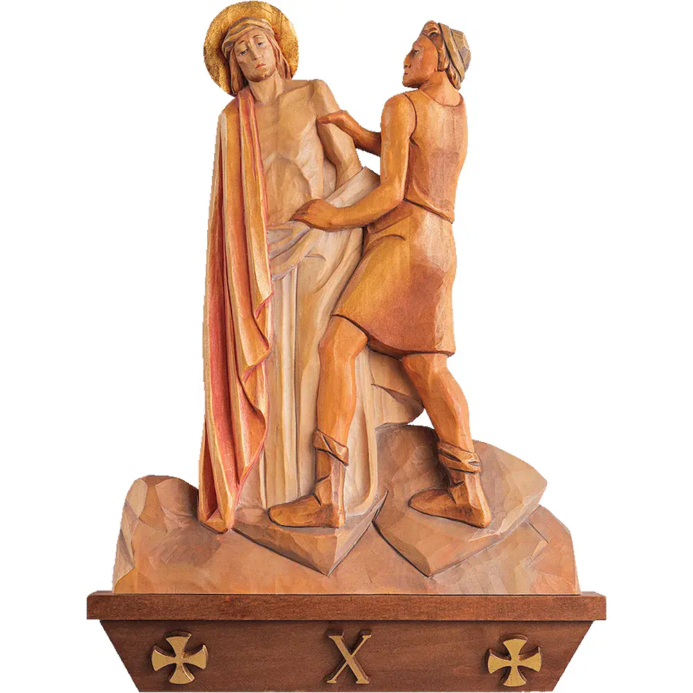 X Jesus wird seiner Kleider beraubt