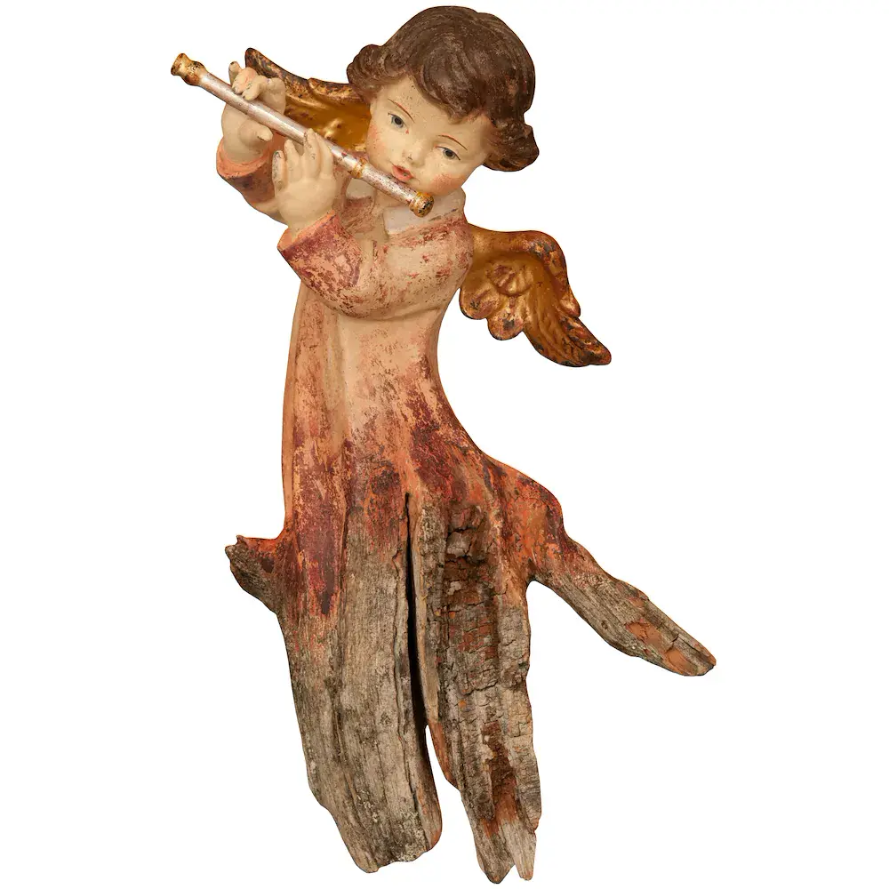 Welcome Angel with flute root