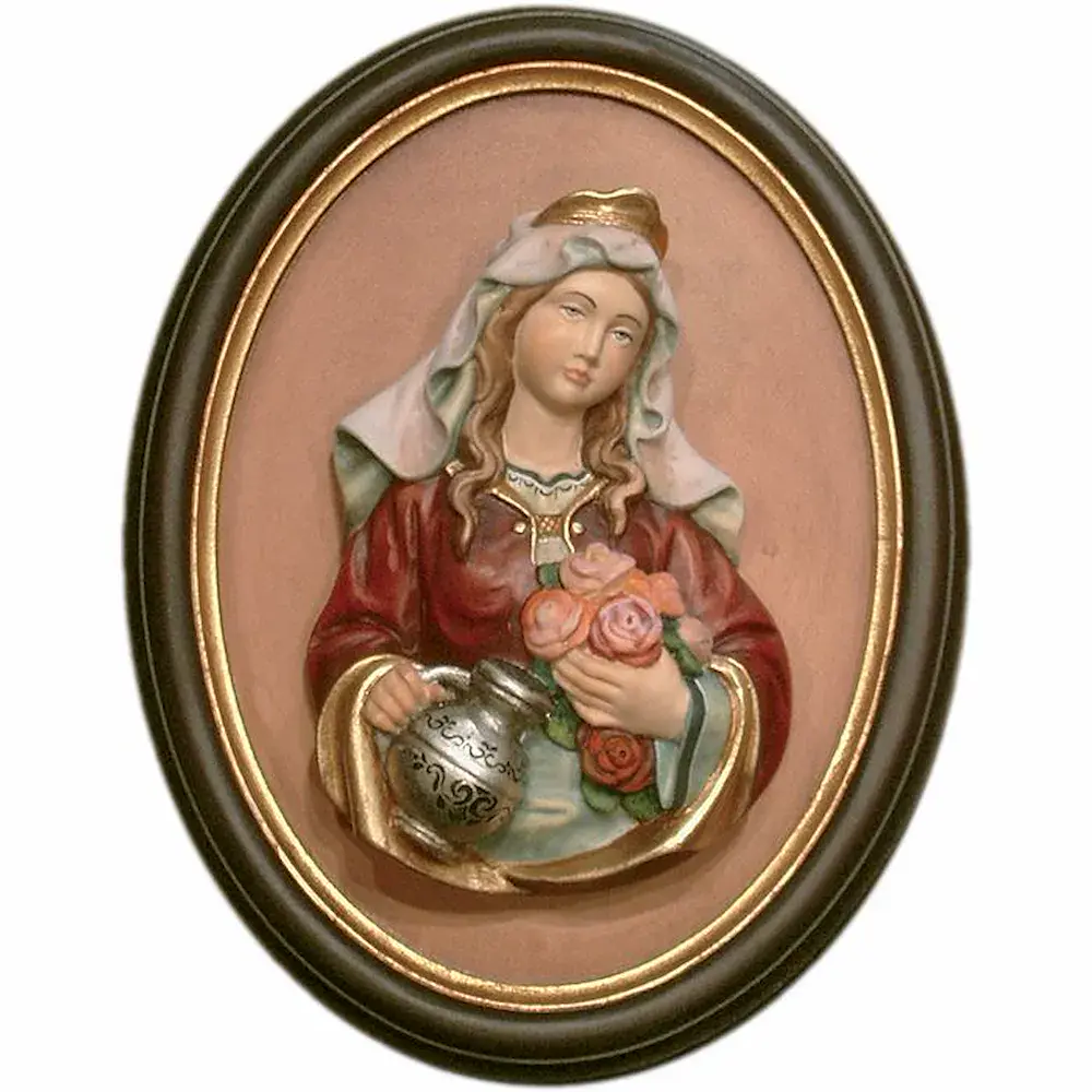 St. Elisabeth half length portrait with frame