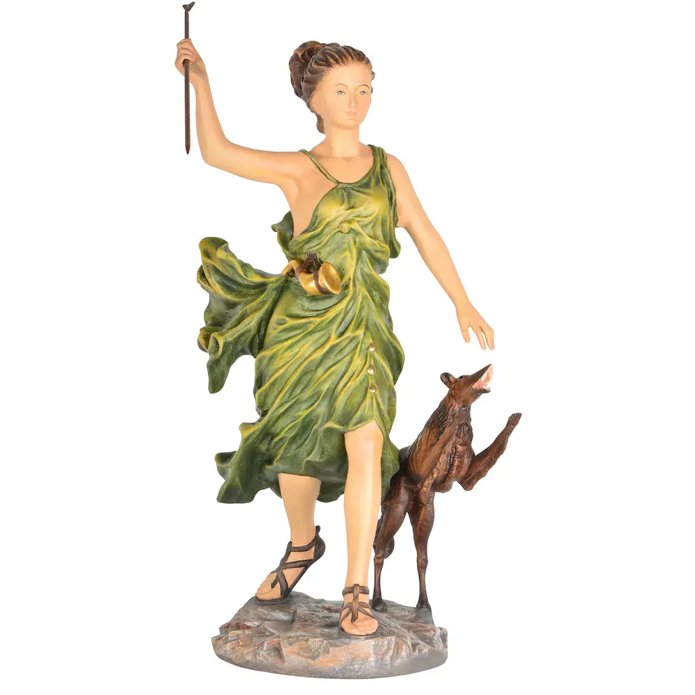 Diana mit Hund
