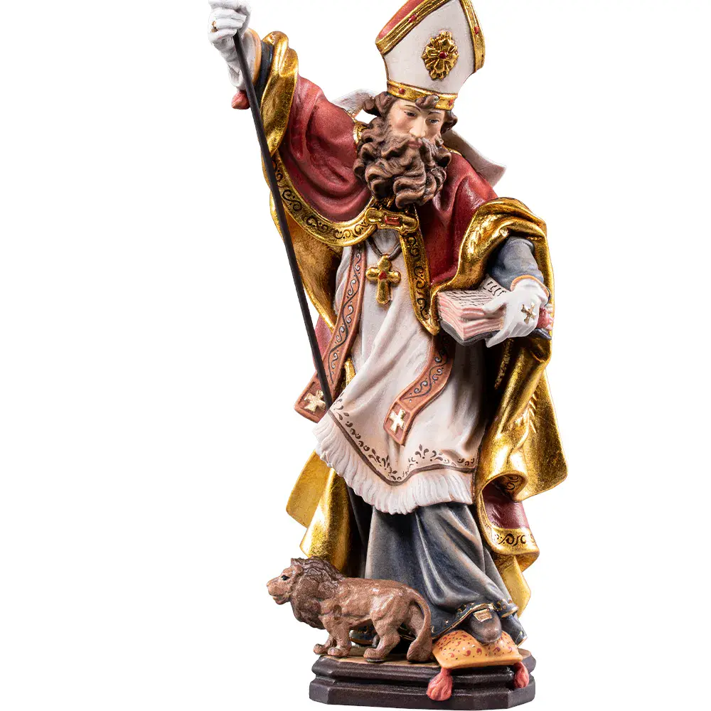 Hl. Ignatius mit Buch und Löwe