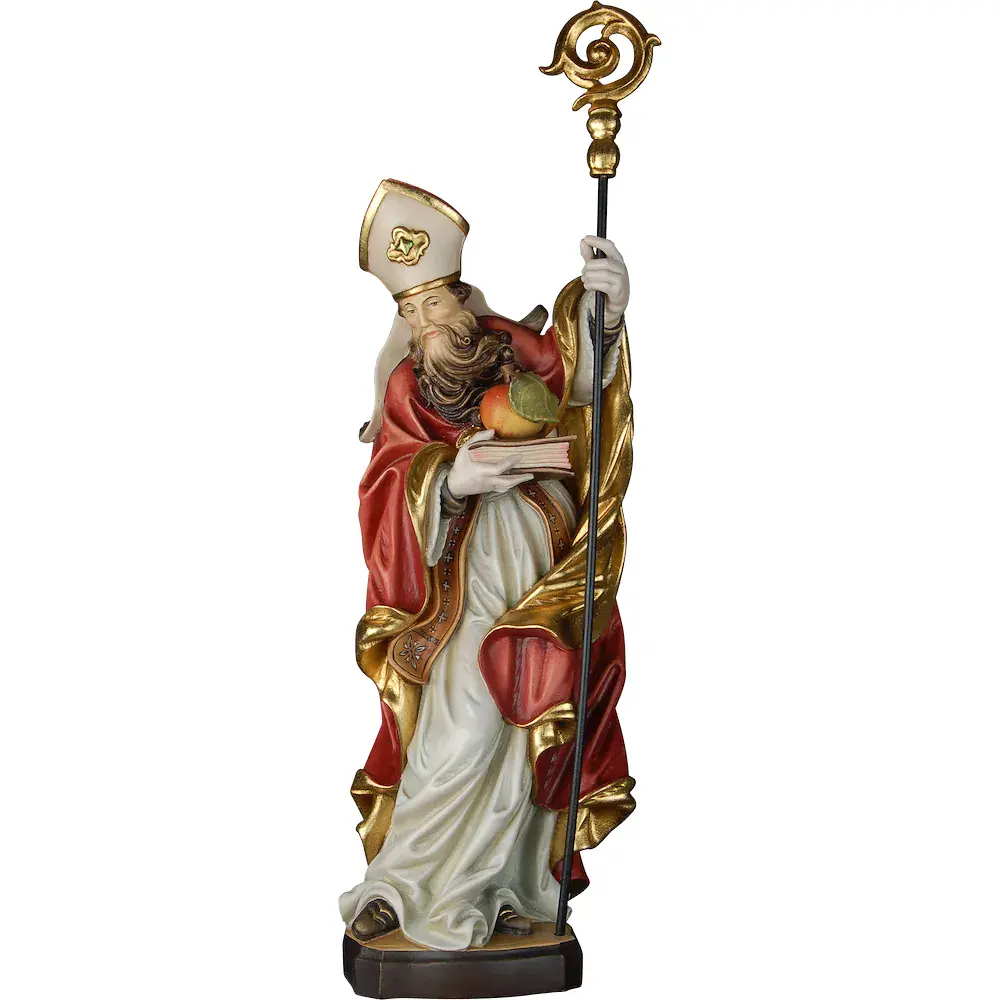 Hl. Nikolaus mit Buch und Apfel