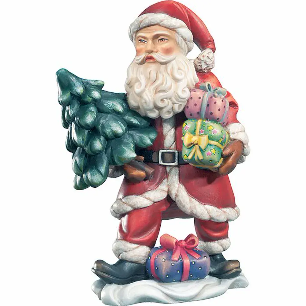 Babbo Natale con albero