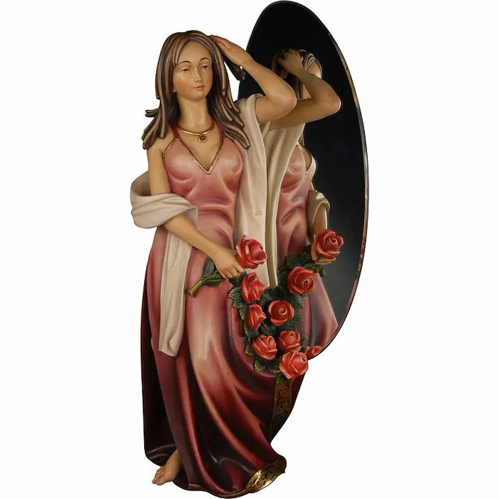 Donna con specchio