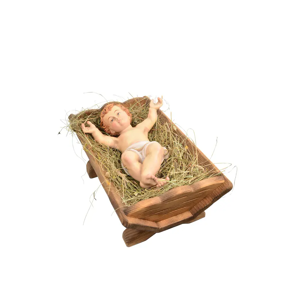 Jesus child with cradle