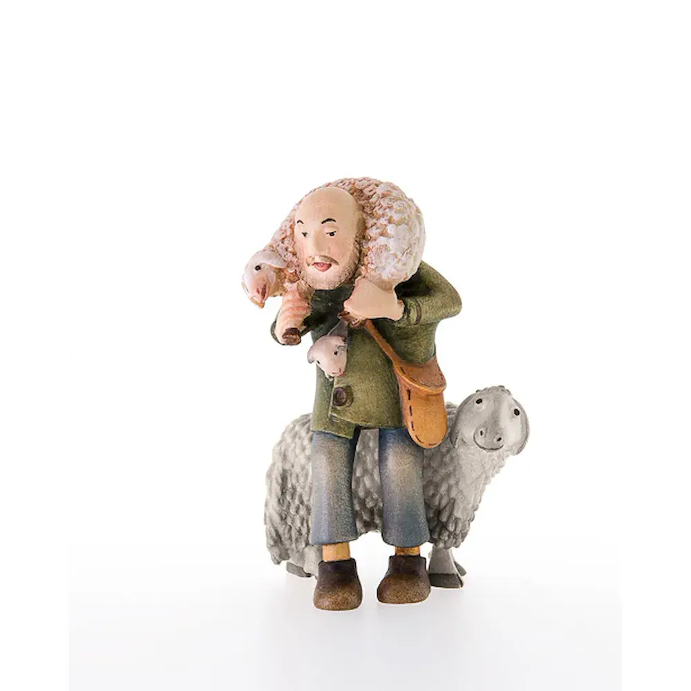Hirt mit Lamm