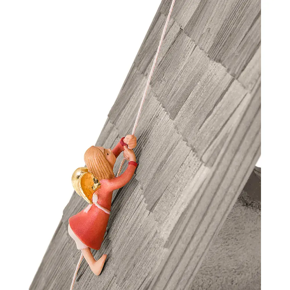 Abseiling angel