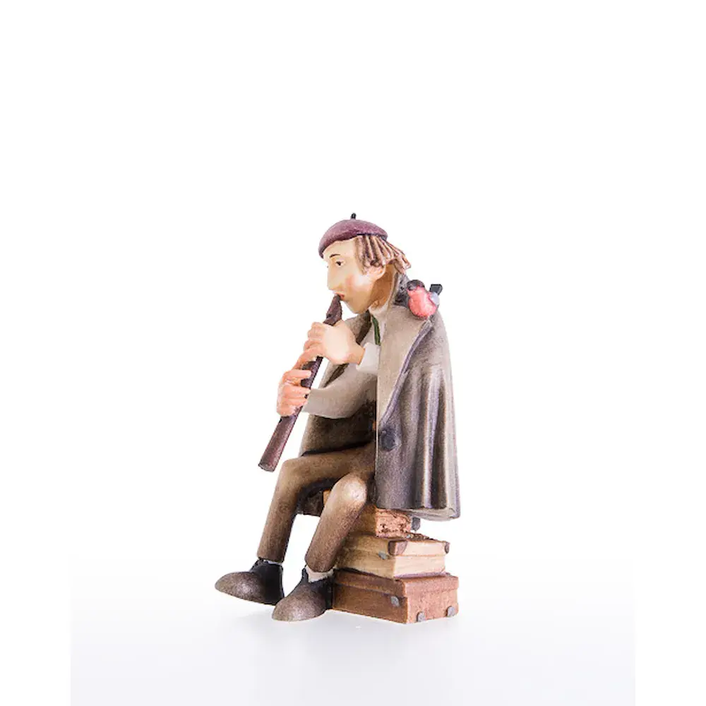 Traveler with flute